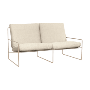 Ferm Living Desert 2-zits tuinbank Cashmere/Off-white