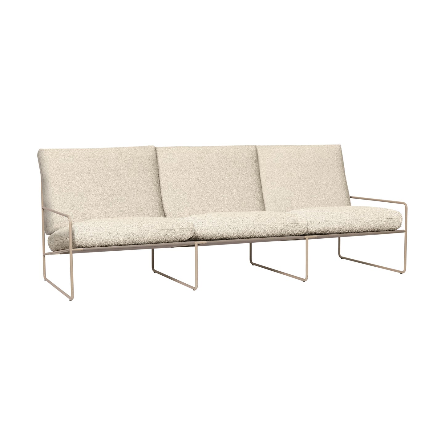 Ferm Living Desert 3-zits tuinbank Cashmere/Off-White