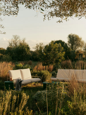 Ferm Living Desert 3-zits tuinbank Crème