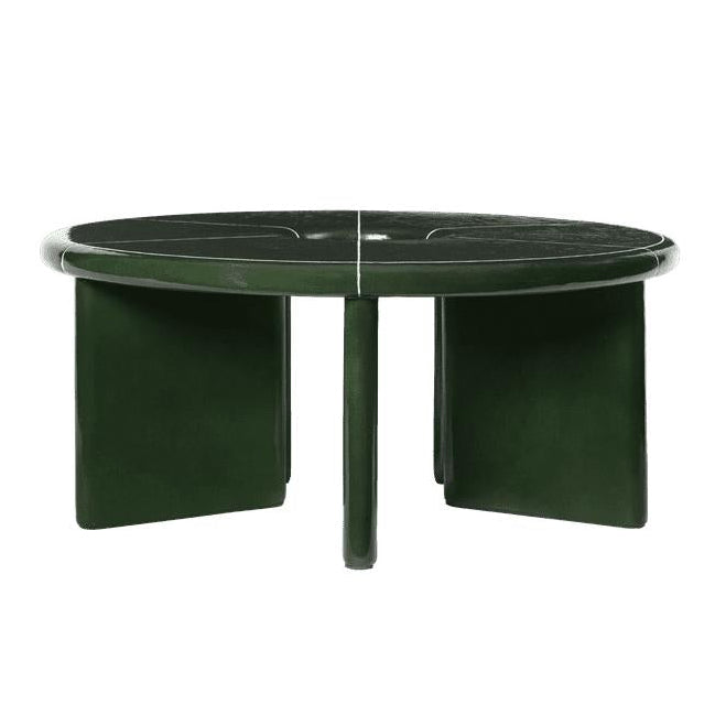 Ferm Living Deya salontafel Ø80 cm Dark Green