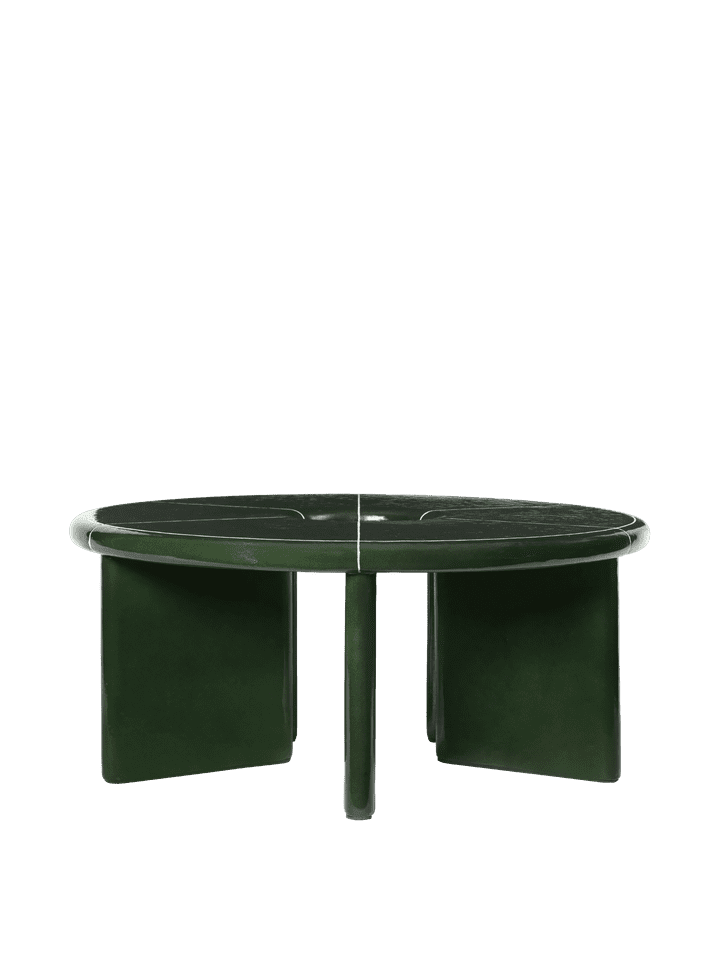 Ferm Living Deya salontafel Ø80 cm Dark Green