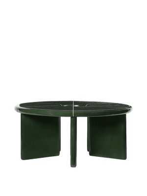 Ferm Living Deya salontafel Ø80 cm Dark Green