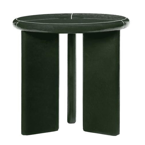 Ferm Living Deya bijzettafel Ø47 cm Dark Green