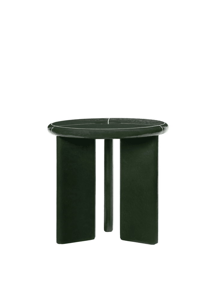 Ferm Living Deya bijzettafel Ø47 cm Dark Green