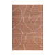 Ferm Living Gesso vloerkleed 140x200 cm Terracotta/Off-white
