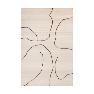 Ferm Living Gesso vloerkleed 170x240 cm Off-white/Dark fig