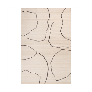 Ferm Living Gesso vloerkleed 200x300 cm Off-white/Dark fig