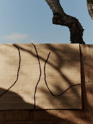Ferm Living Gesso vloerkleed 170x240 cm Off-white/Dark fig