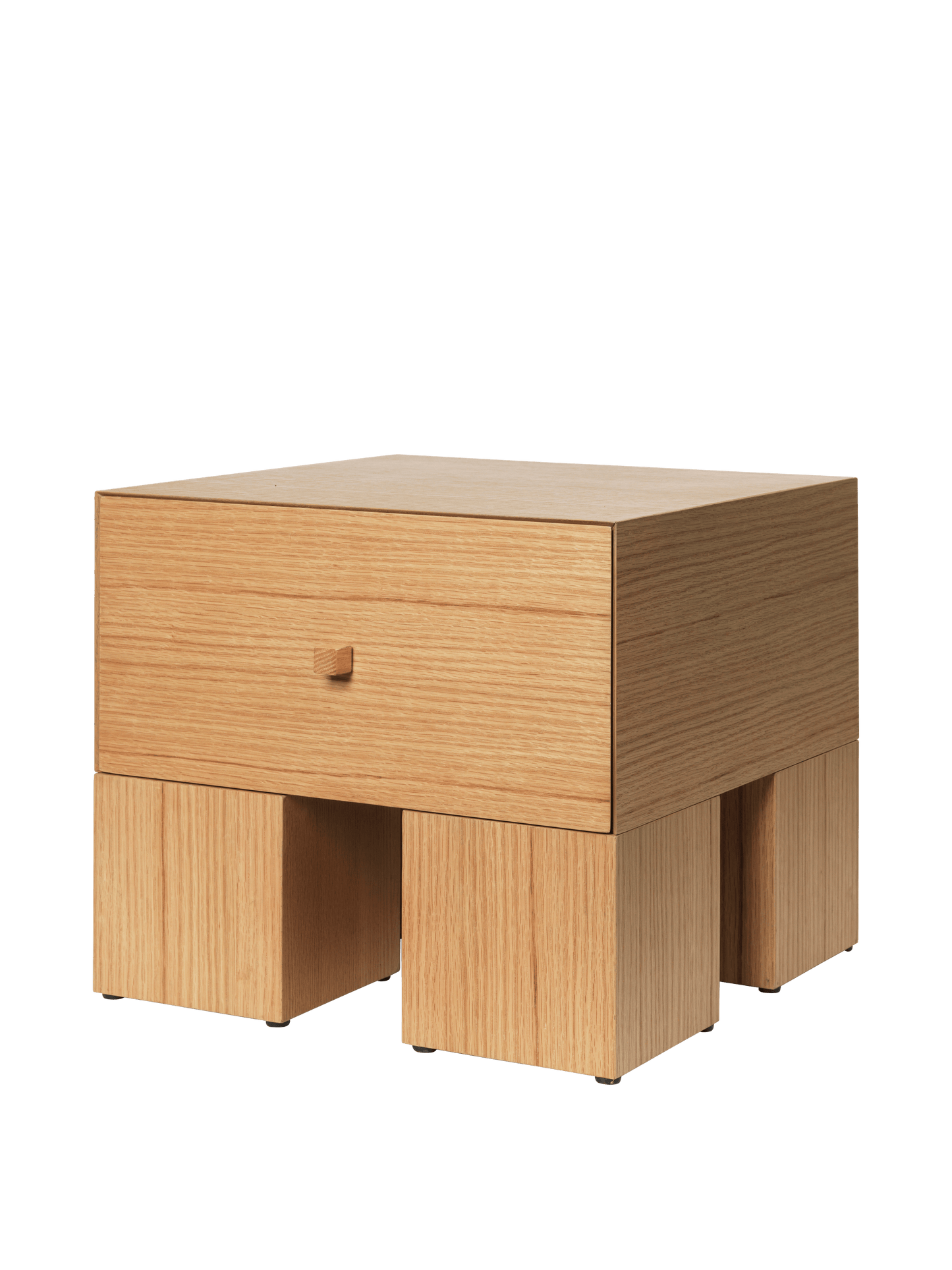Ferm Living Kuben nachtkastje 45x40 cm Naturel