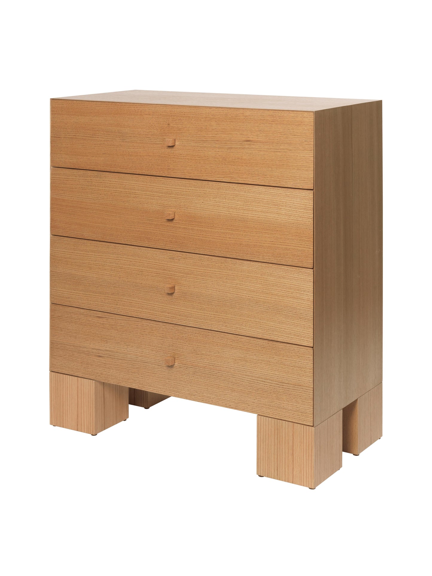 Ferm Living Kuben 1x4 opbergkast 90x108 cm Natural
