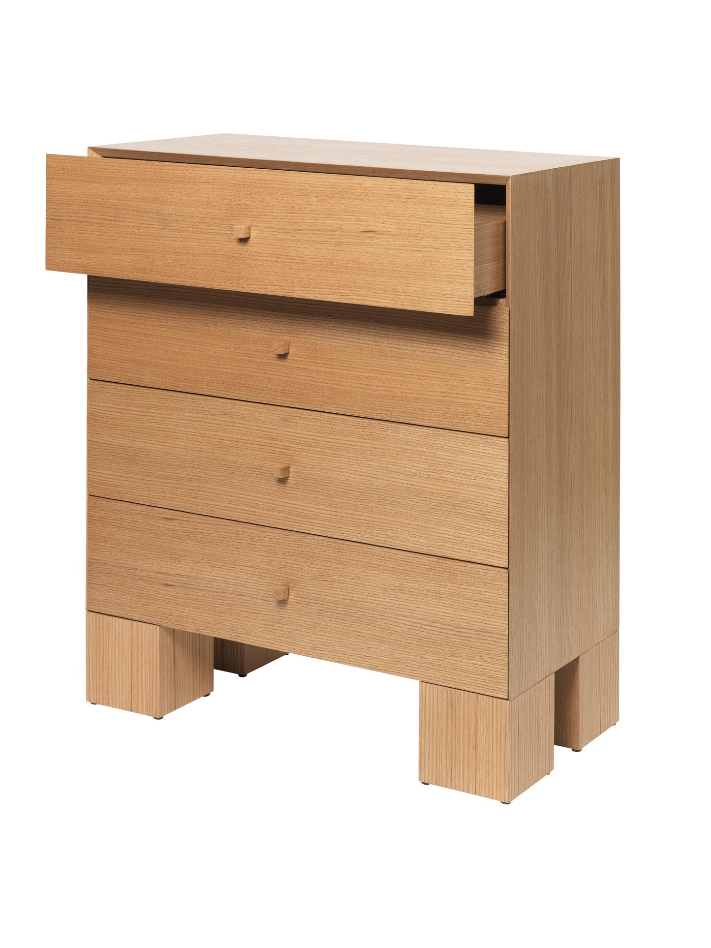 Ferm Living Kuben 1x4 opbergkast 90x108 cm Natural
