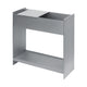 Ferm Living Lager plantenbak met plank Aluminium