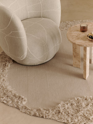 Ferm Living Norte vloerkleed 200x250 cm Naturel