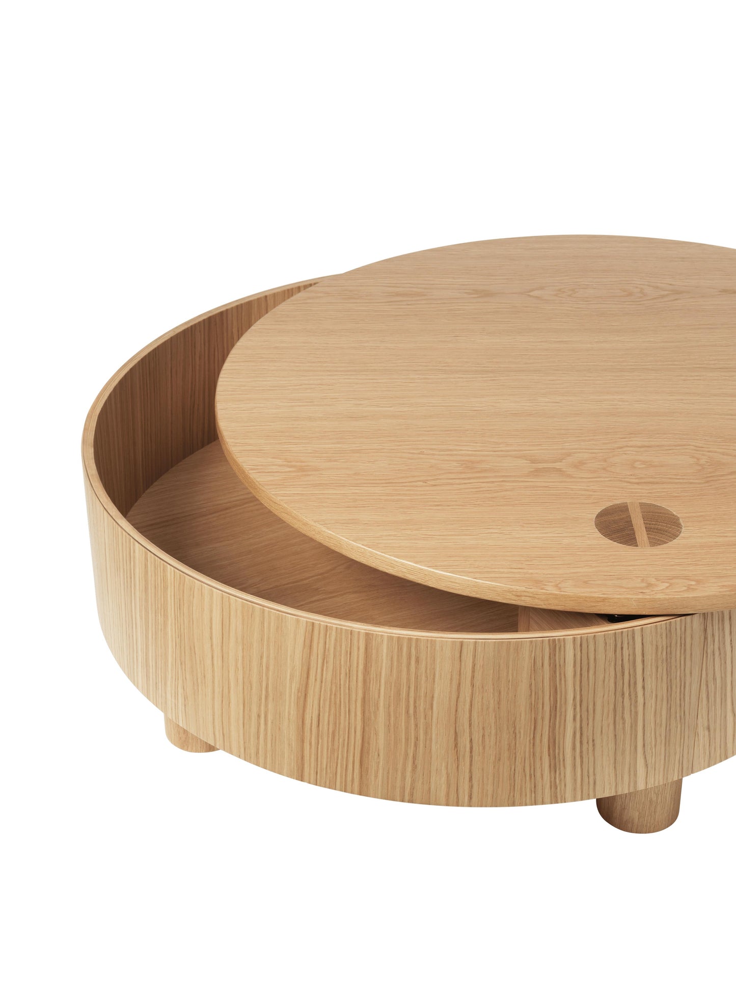 Ferm Living Olles opbergtafel Natural Oak