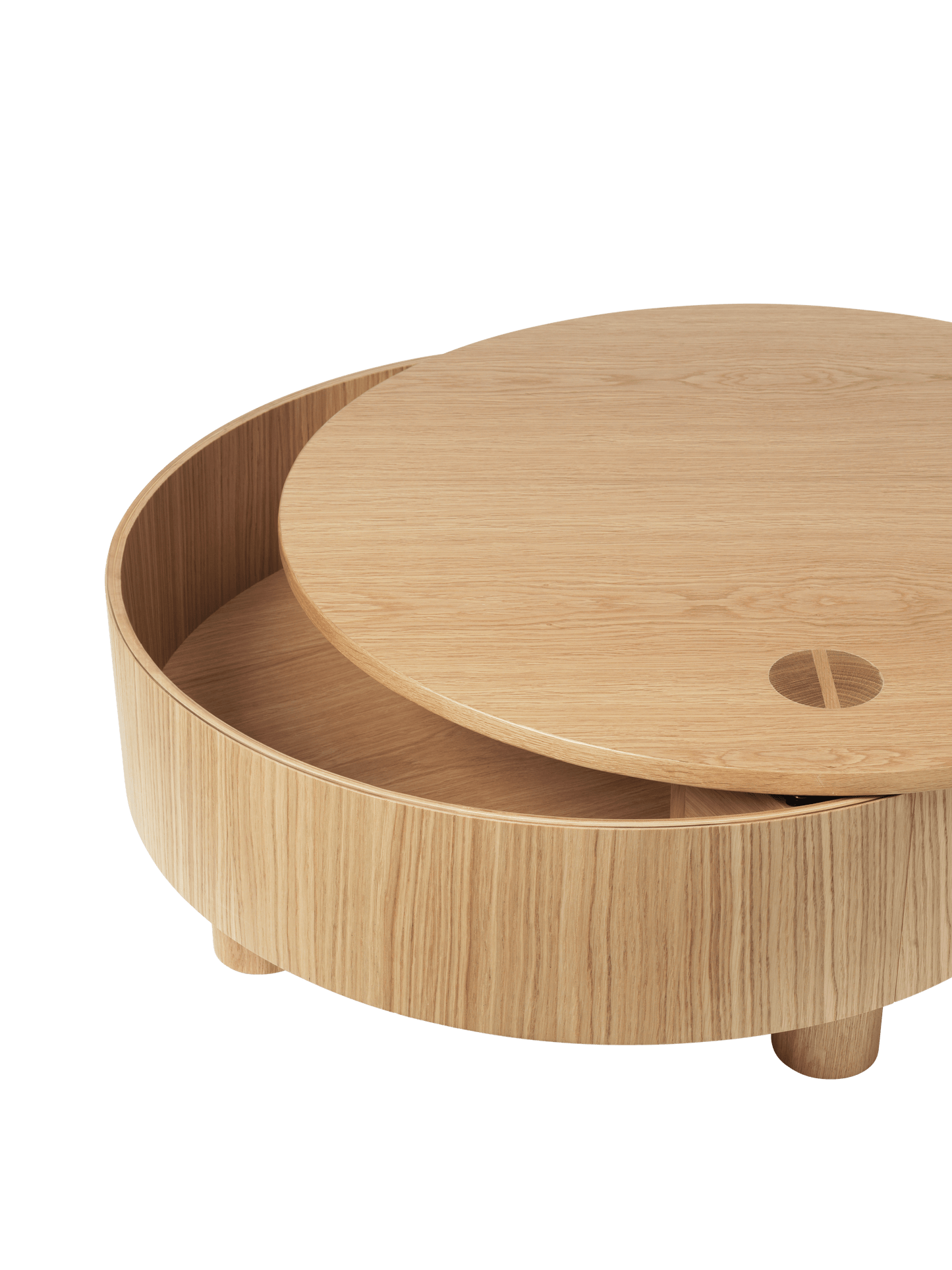 Ferm Living Olles opbergtafel Natural Oak