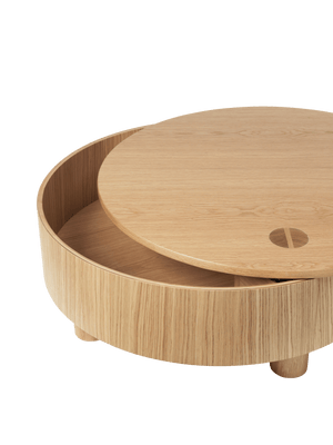 Ferm Living Olles opbergtafel Natural Oak