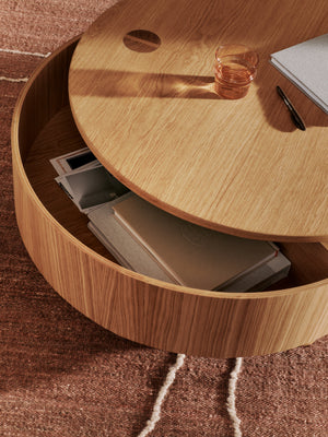 Ferm Living Olles opbergtafel Natural Oak
