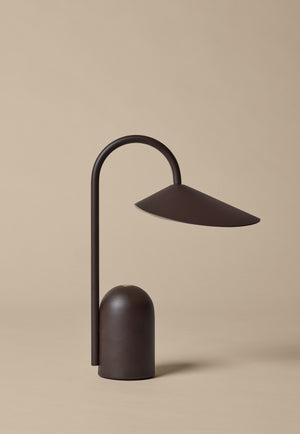 Ferm Living Arum tafellamp Dark Chocolate