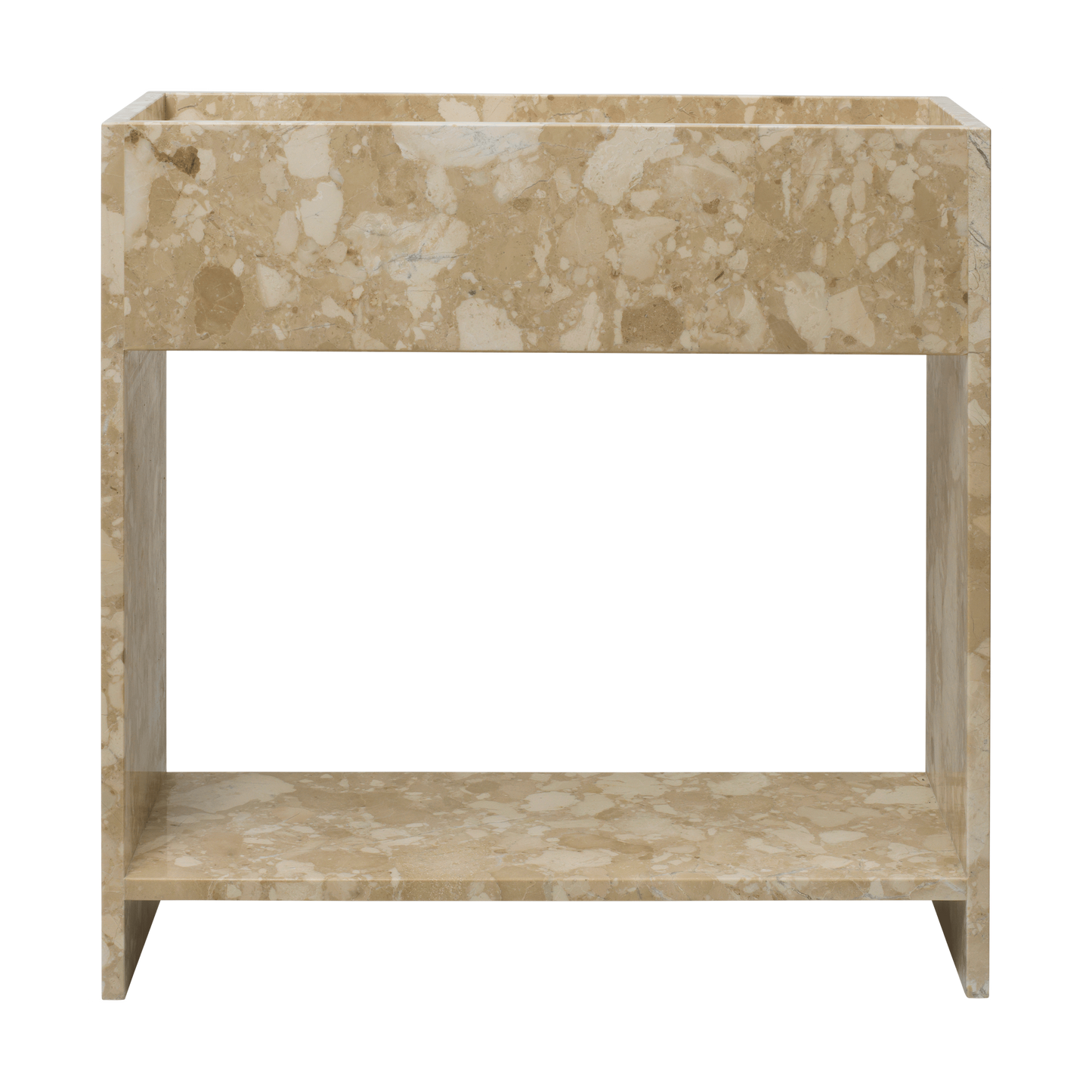Ferm Living Stone Plant Box with shelf Zand
