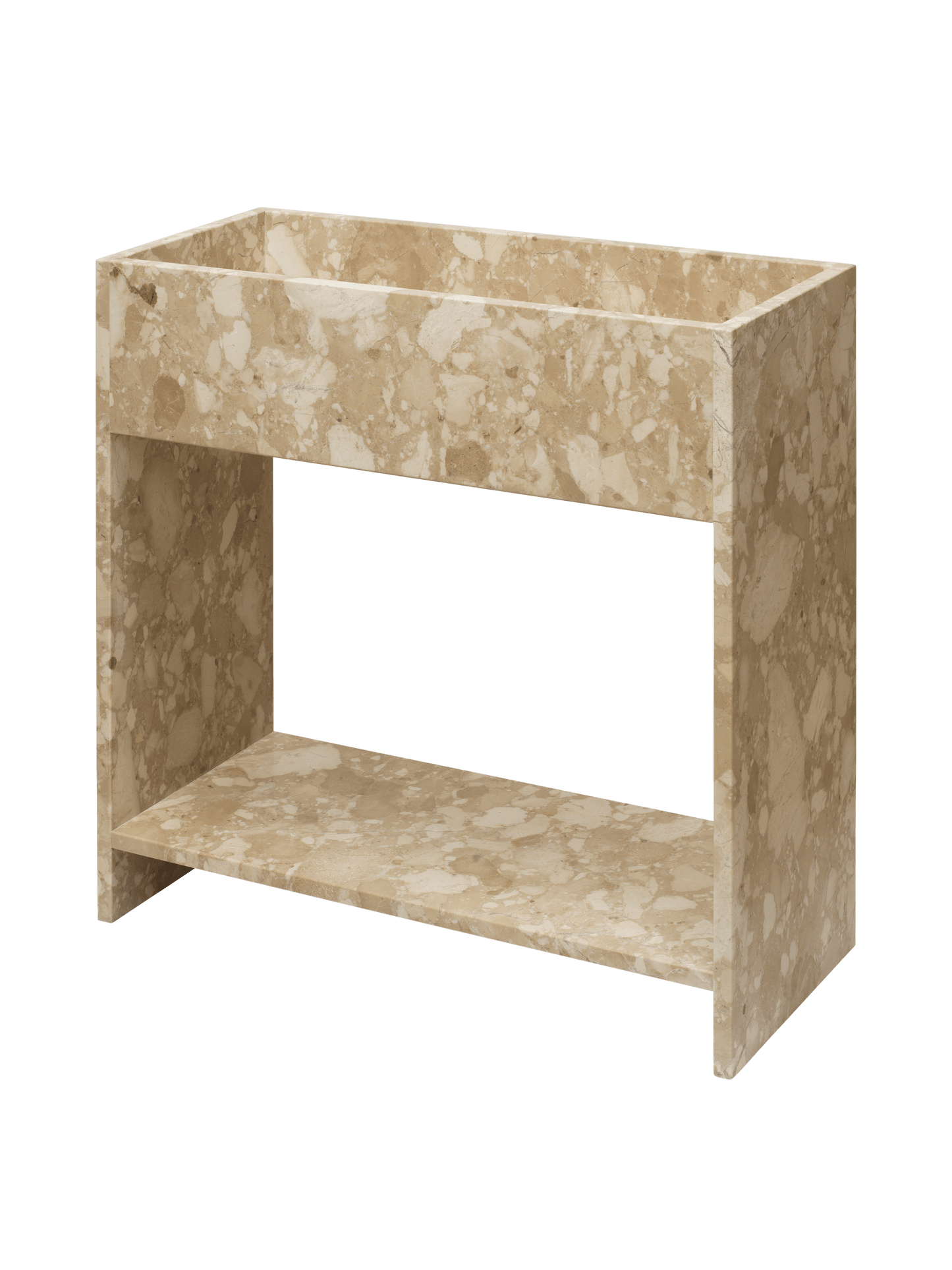Ferm Living Stone Plant Box with shelf Zand