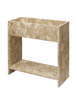 Ferm Living Stone Plant Box with shelf Zand