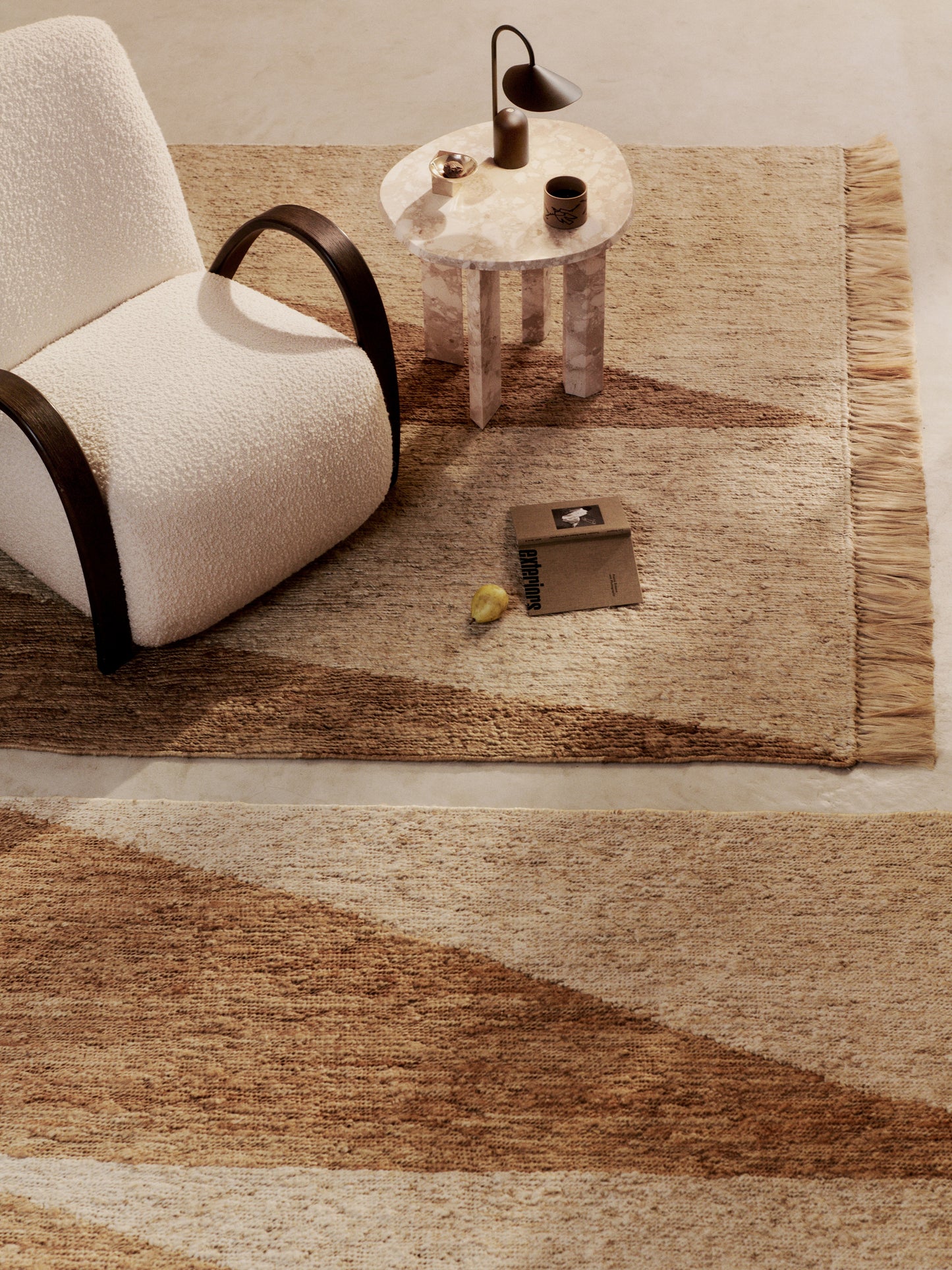Ferm Living Studie vloerkleed 200x300 cm Naturel