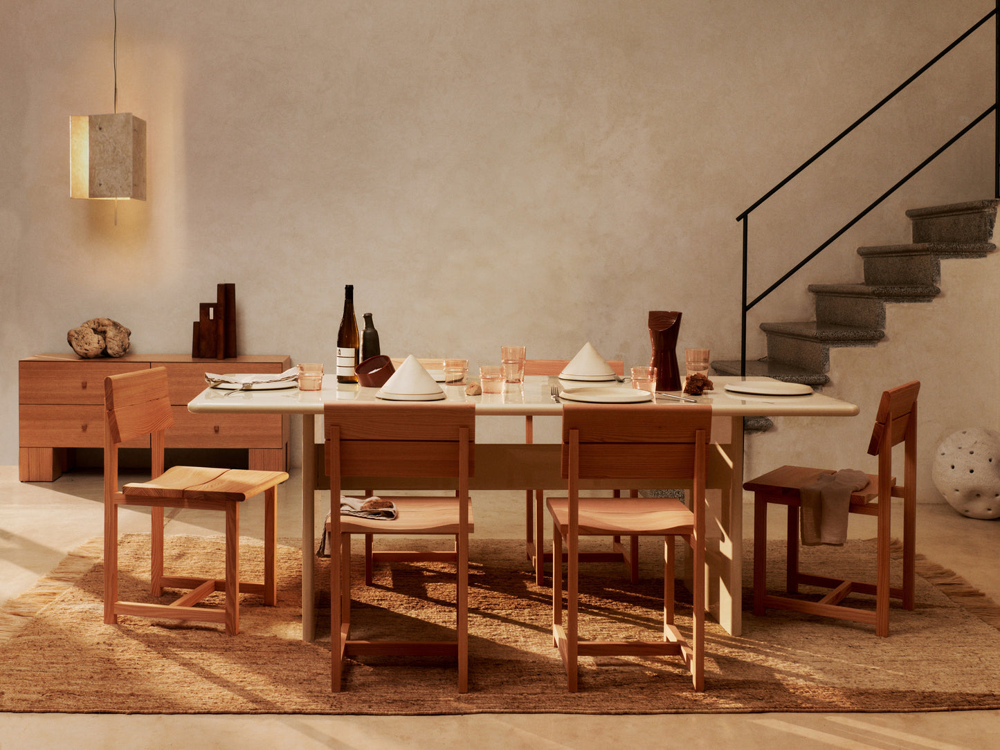 Ferm Living Studie vloerkleed 200x300 cm Naturel