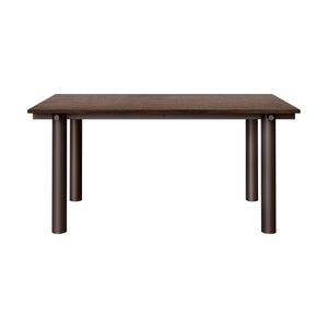 Ferm Living Atura eettafel 160x90 cm Dark Stained Oak/Dark Chocolate