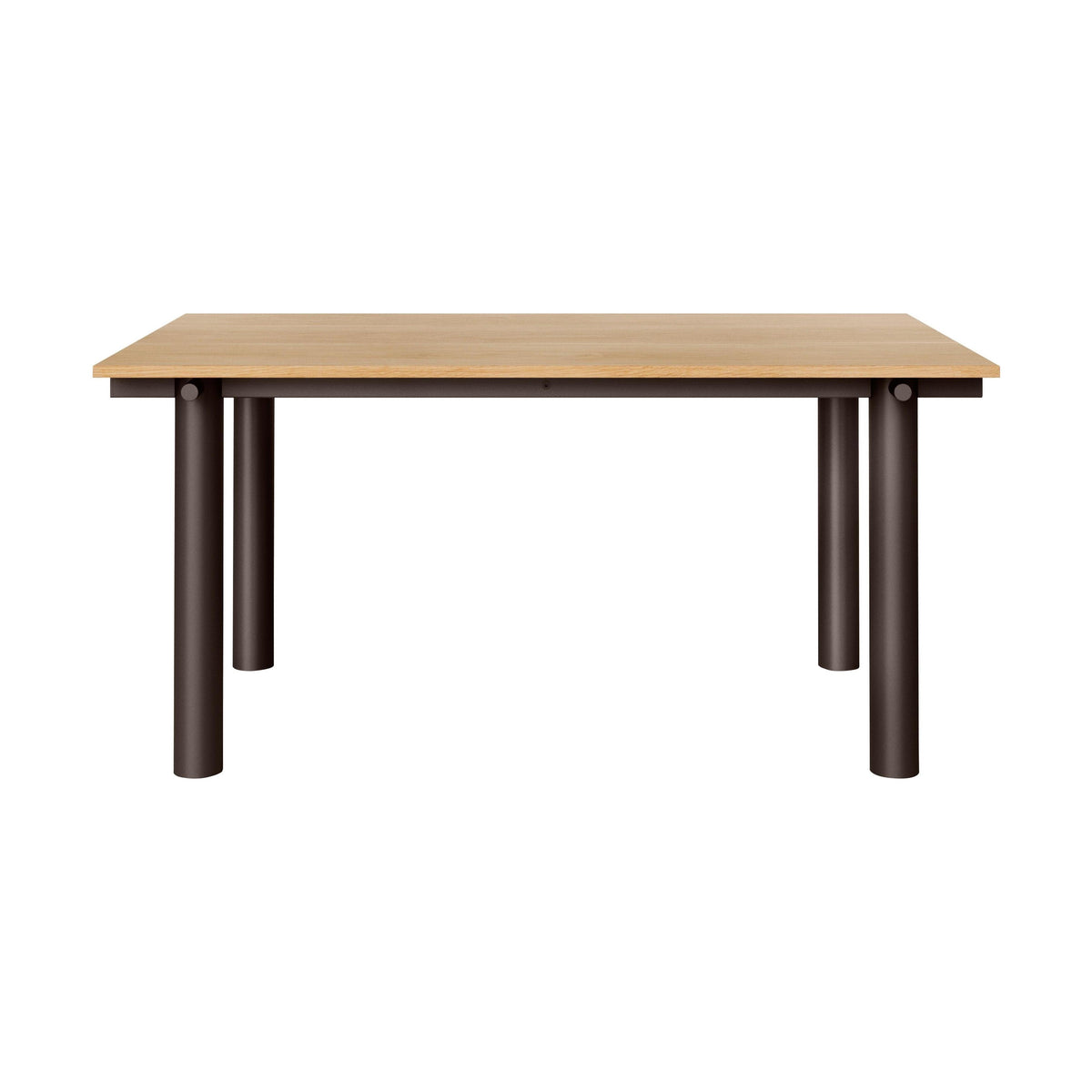 Ferm Living Atura eettafel 160x90 cm Natural Oak/Dark Chocolate