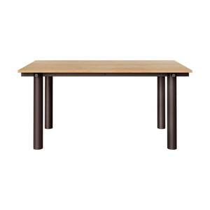Ferm Living Atura eettafel 160x90 cm Natural Oak/Dark Chocolate