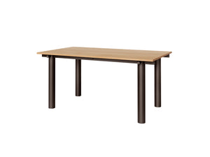 Ferm Living Atura eettafel 160x90 cm Natural Oak/Dark Chocolate