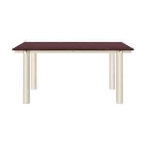 Ferm Living Atura eettafel 160x90 cm linoleum Burgundy/Light Cashmere