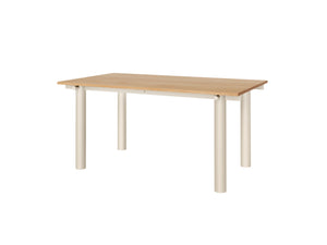 Ferm Living Atura eettafel 160x90 cm Natural Oak/Light Cashmere