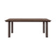 Ferm Living Atura eettafel 200x90 cm Dark Stained Oak/Dark Chocolate
