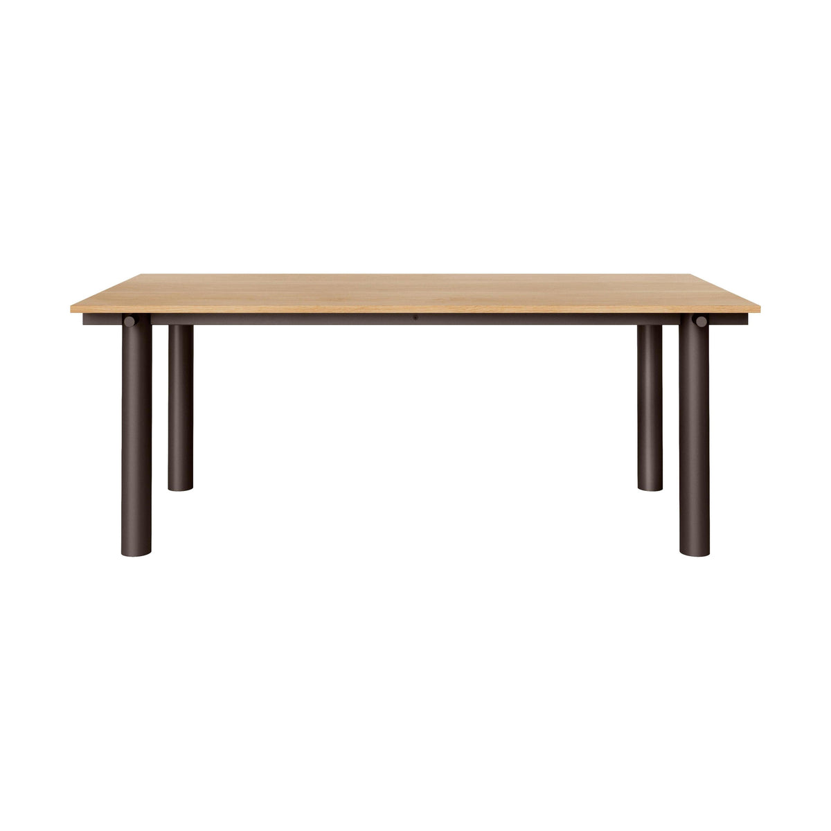 Ferm Living Atura eettafel 200x90 cm Natural Oak/Dark Chocolate