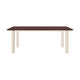 Ferm Living Atura eettafel 200x90 cm linoleum Burgundy/Light Cashmere