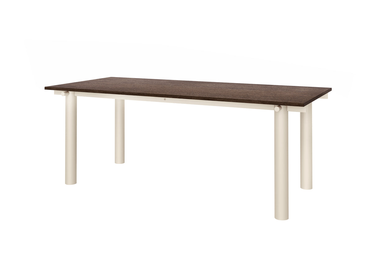 Ferm Living Atura eettafel 200x90 cm Dark Stained Oak/Light Cashmere