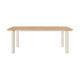 Ferm Living Atura eettafel 200x90 cm Natural Oak/Light Cashmere