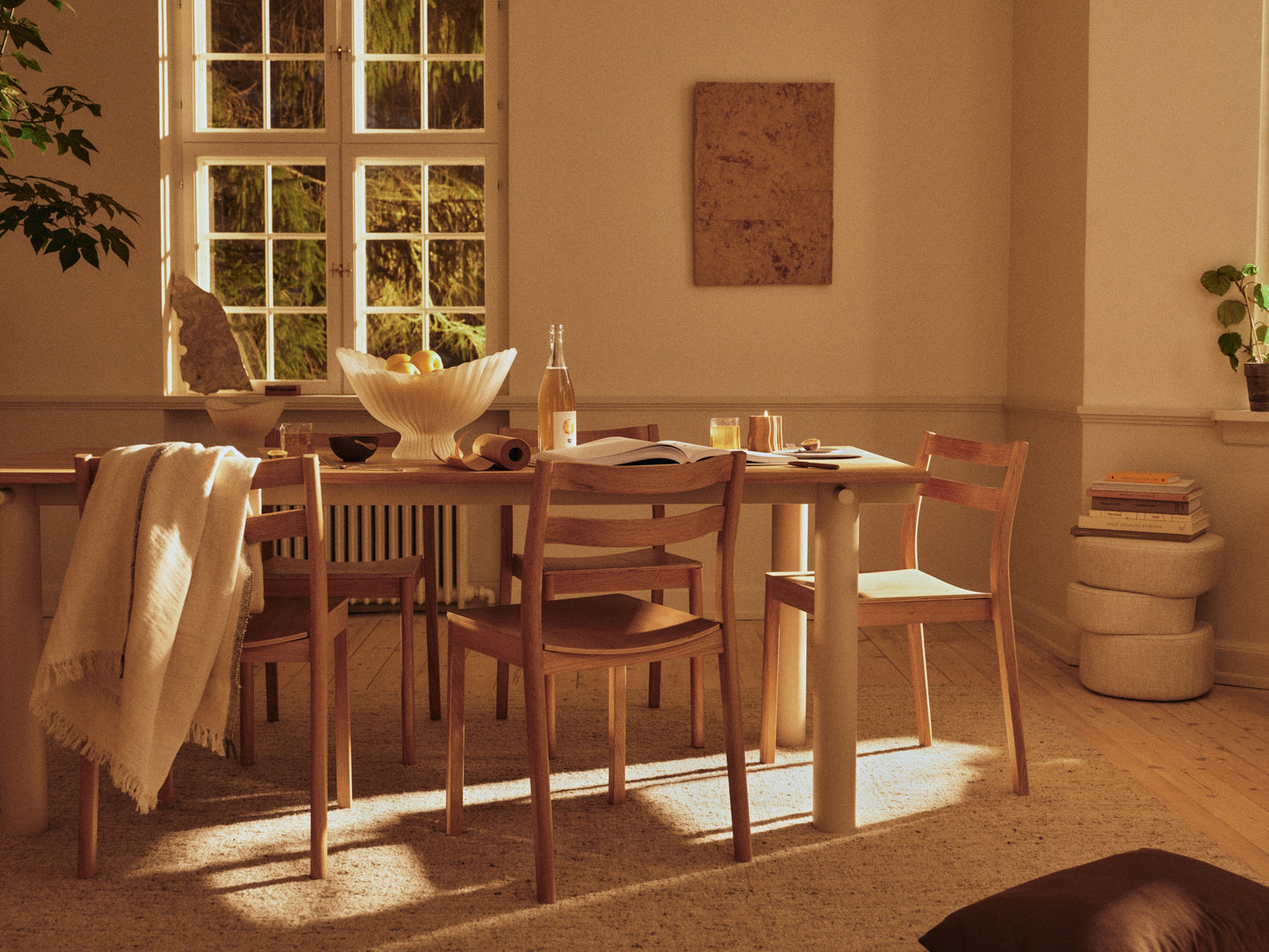Ferm Living Boda eetkamerstoel Red Brown