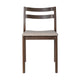 Ferm Living Boda eetkamerstoel Soft Bouclé Natural dark stained beech