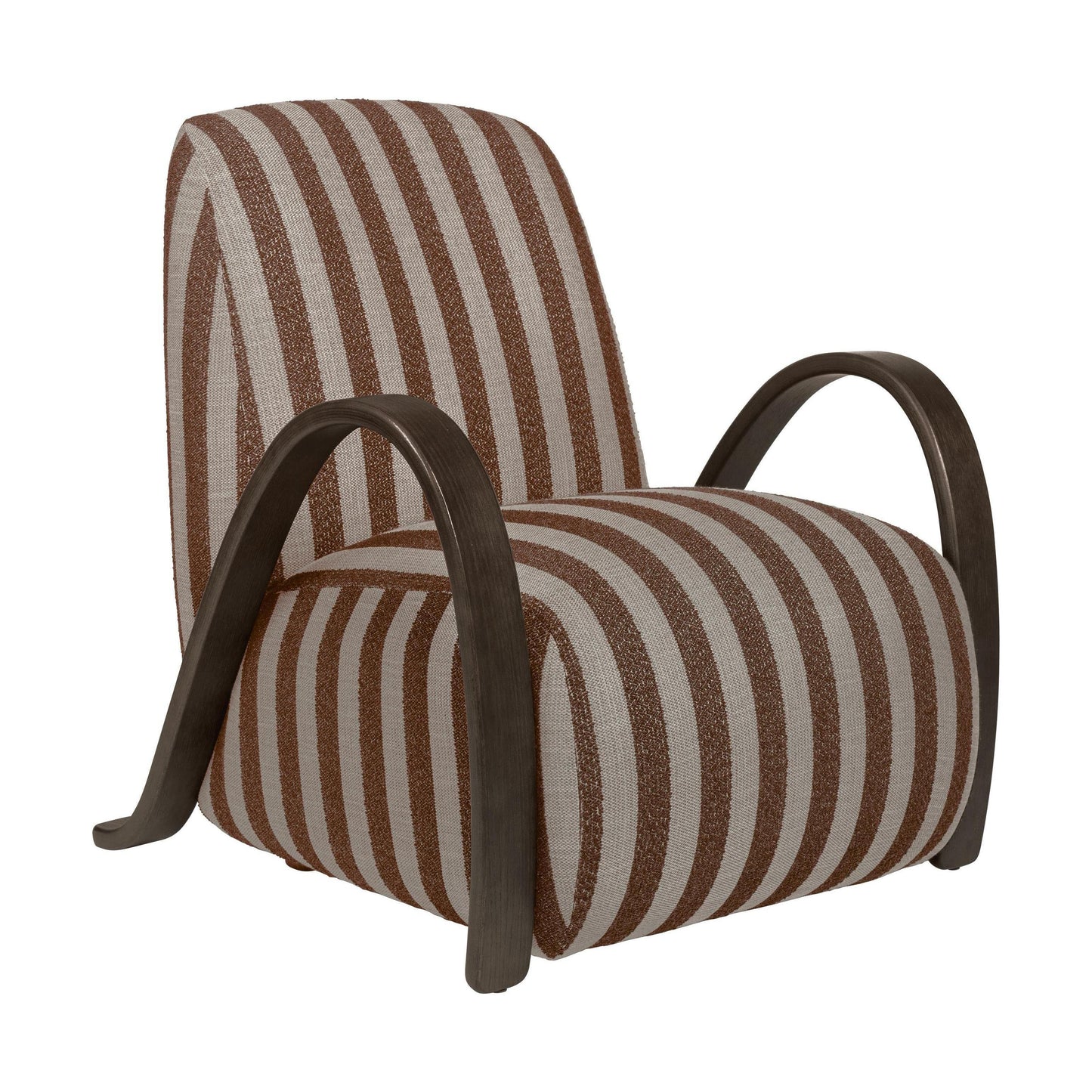 Ferm Living Buur fauteuil Louisiana Sand/Chocolate