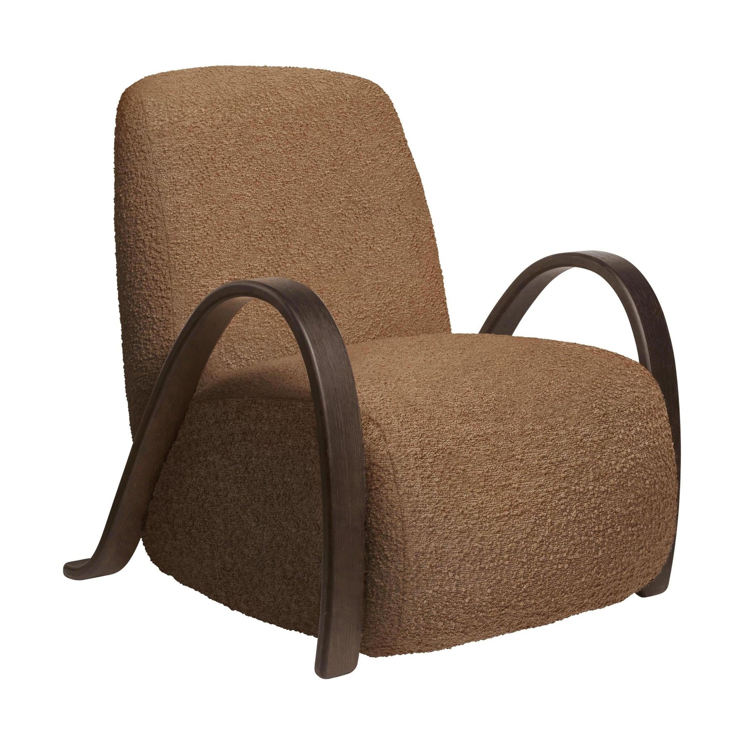 Ferm Living Buur fauteuil Raw Bouclé Tan