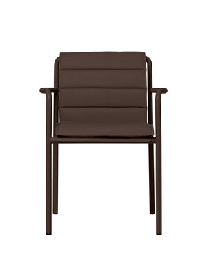 Ferm Living Dapple kussen voor tuinstoel Dark Chocolate