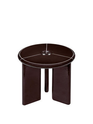 Ferm Living Deya bijzettafel Ø47 cm Chestnut Brown
