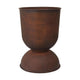 Ferm Living Hourglass large bloempot Rust