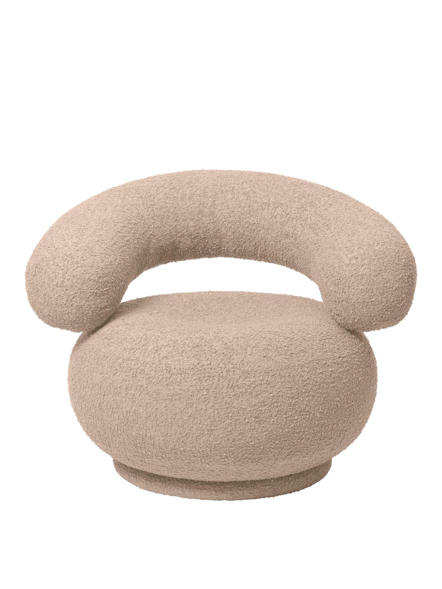 Ferm Living Orbo fauteuil Raw Bouclé Natural