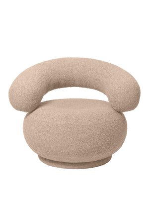Ferm Living Orbo fauteuil Raw Bouclé Natural