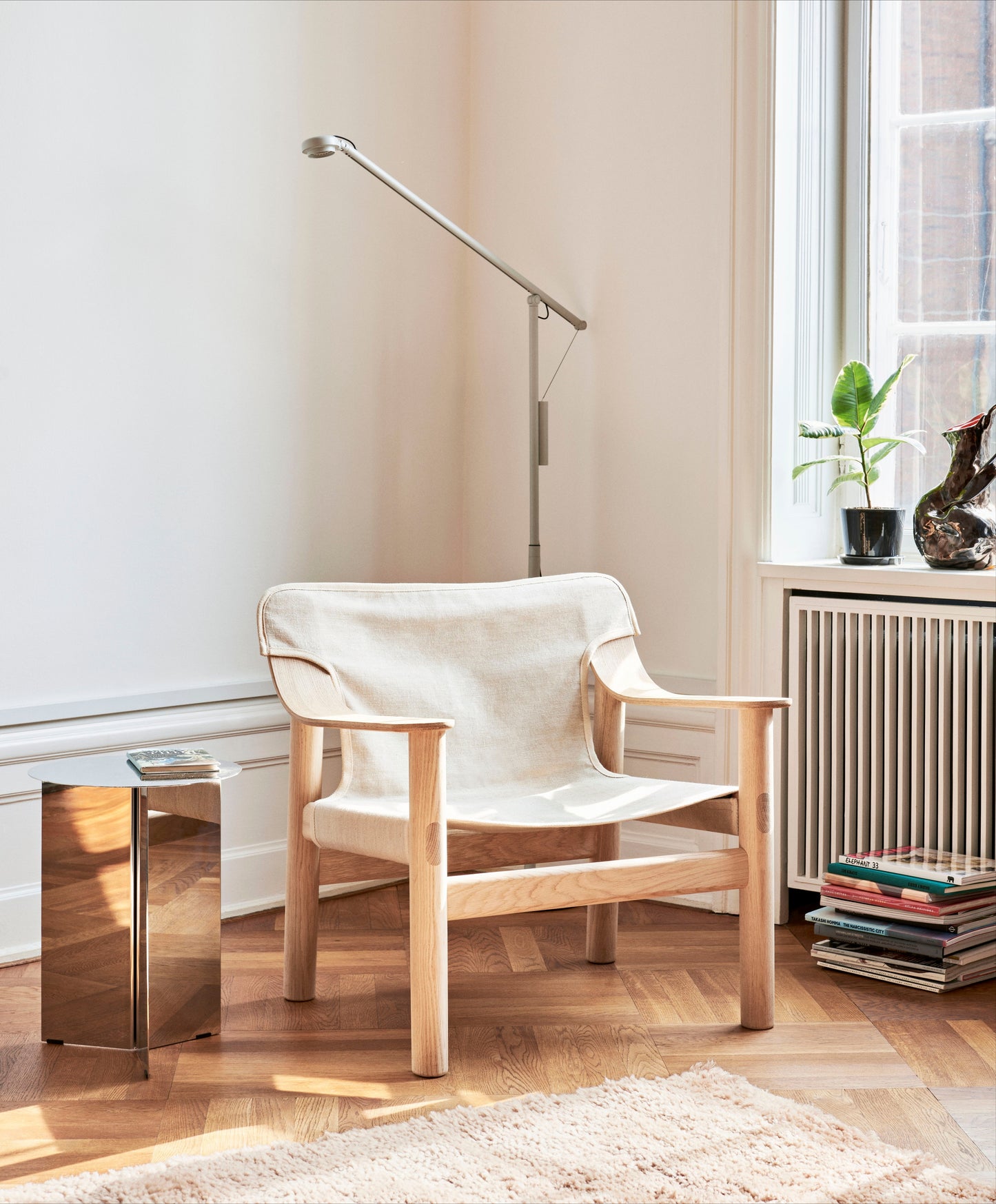 HAY Fifty-Fifty vloerlamp Ash Grey