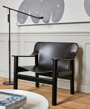 HAY Fifty-Fifty vloerlamp Soft Black