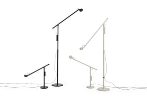 HAY Fifty-Fifty vloerlamp Soft Black